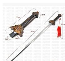  Taijiquan telescopic metal stainless steel sword Studio modeling sword Morning exercise fitness sword accessories Costume performance props sword