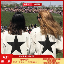 FOG FEAR OF GOD double-line ESSENTIALS pentagram limited letter print short-sleeved T-shirt men