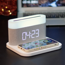 2021 new smart wireless charging small alarm clock students special get up artifact bedroom dormitory good thing clock desktop
