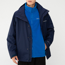 Colombia three-in-one waterproof assault jacket men 21 autumn and winter New outdoor sportswear windproof jacket WE1322
