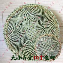 Round Steamed Buns Bamboo Mat Rattan steamed stuffed buns Thickened Cage Drawer Tray Rattan-knitted small cage Steamed Cage Cushion Bamboo Commercial