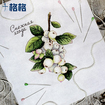 Precision printing French DMC cross stitch kit Living room bedroom hanging painting Simple fresh fruit series 12