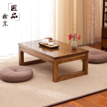 Tatami tea table Japanese small coffee table balcony kang table mini creative floor simple tea table low table floating window table
