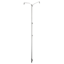 CAMPINGMOON stainless steel three-section light frame camp Post can hang large steam lamp kerosene lamp LED camping light rack