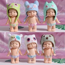 Not alone in the series Cartoon Doll Bieber doll ornaments cute sleep baby set