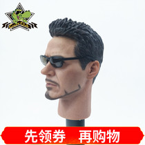 Crocodile larvae 1 6 soldier accessories model black sunglasses glasses for men and womens stock