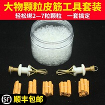 Special upgraded version of copper fast binding particles large rubber band clip three bait cover fishing clip