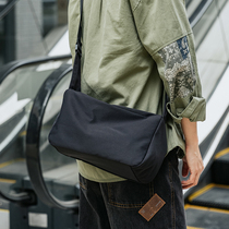Shoulder Bag ins tide 2021 New Fashion Oxford cloth small backpack summer function wind shoulder bag Simple Men bag