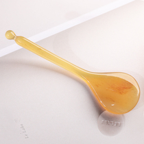 Natural horn beauty plucing stick facial eye scraping board skin irrigation tool
