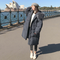 Quilted jacket 2020 new winter medium-long cotton coat Korean version loose ins Hong Kong wind cotton suit oversize womens tide