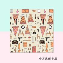 Source Ben Original Design Fashion Printed Phone Digital Scarves Wind Glasses Cloth Rub pizza