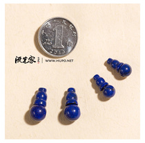 Streamer home natural lapis lazuli three-way Buddha head pagoda beads accessories lapis lazuli loose beads accessories