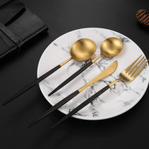 Asight Western tableware set gift box Stainless steel brushed high-grade household simple Nordic personality Japanese creativity