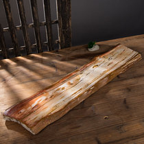 Natural wood fossil black gold stone tea plate Whole block shape square square shape Dry bubble table New Chinese living room drainage tea sea