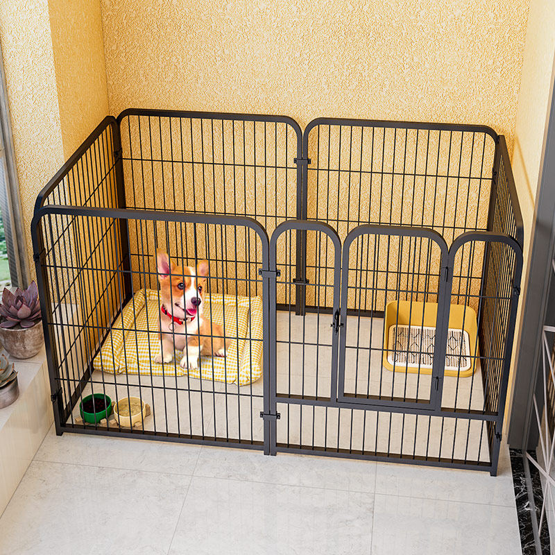 Dog fence pet fence dog cage small and medium-sized dog indoor Teddy Corgi kennel protective railing isolation door