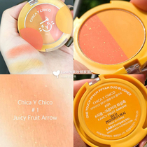 Spot ▲ tomato scrambled egg color Korea Chica Y Chico two-color blush 01 cute Jijia 10# Alternative