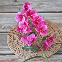 High-branch Magnolia string simulation flower high-end wedding flower wedding flower wedding hall flower decoration home soft decoration decoration fake flower