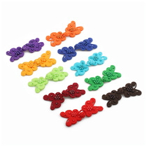 Disc button button retro clothes Chinese butterfly handmade button National style female accessories Tang cheongsam Button Flower buckle