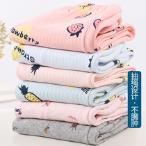  √Autumn and winter pajamas womens thickened warm cotton cotton pants heating room cotton home air layer pants home pants