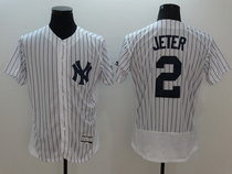 Baseball Clothes Elite player version short-sleeved sweatshirt Plus size Hip-hop Yankees Yankees 2#JETER