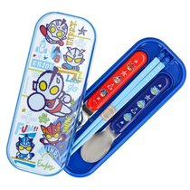 Spot Japan Limited Edition Ottman Children Cutlery Elementary School Portable Spoon Fork Chopsticks Cutlery Cutlery Suit Spoon