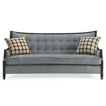 JSM American pastoral modern solid wood sofa Jane European neoclassical three-person sofa high-grade single double fabric sofa sofa