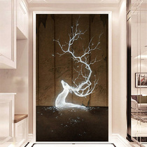 2021 new 5d diamond painted full diamond embroidered time elk deer genguan full patch drill cross embroidered living room minimalist modern