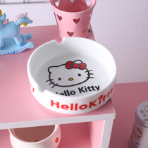 Cute ceramic ashtray creative personality trend home living room cute girl ins style fashion office