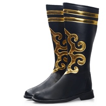 Ethnic dance shoes men Mongolian Xinjiang Tibetan dance boots dancing boots performance clothing shoes custom boots