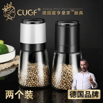 German CUGF Black Pepper Particle Grinder House manually 2 rose salt grinding bottles hand screwed pepper powder bottle