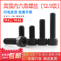 Cylindrical head 12 grade 9 high-strength national standard inner hexagonal thick screw M42M48*80 90 100 120mm