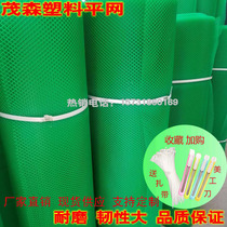 Small Hole Breeding Plastic Flat Mesh Thickened Tiannet Stop Chicken Duck Leaking Manure Plastic Fish Pond Isolated Balcony Anti-Fall Protection