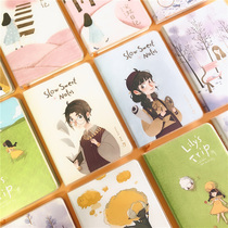 Hipster creative hand account book creative diary book 32k plastic set portable notebook hand account