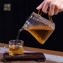 Lowe Hammer Road Cup Thickened Heat-resistant Glass Gongdo Cup Tea Leakage Set Large Capacity Tea Division Household Tea Division