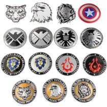 Car Car Sticker Lion Old Tiger Head Totem of the Eagles Head Metal Three-dimensional Car Sticker Car Retrofit Sticker