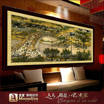 Mona Lisa Qingming river map full map New printing cross stitch living room large 2 meters 3 meters 6m panoramic view