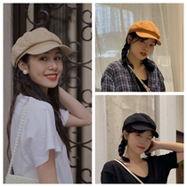  Japanese beret Japanese all-match British retro painter hat Korean version of the octagonal hat female autumn and winter tide