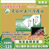 Chen He Yue Five Elements Pain Paste 20 Paste a Box of Chen Yue Five Elements Pain Paste Gold Coin Deductible Date Fresh
