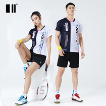 Spring Summer New Badminton Suit Womens Suit Flap Collar Short Sleeve Women Sportswear Quick Dry Suction sweat breathable