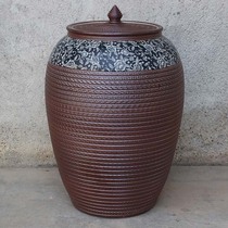 Jingdezhen ceramic household 20kg 50kg oil storage water Sauce Wine rice tank altar bucket Pickles meat tank insect-proof tide special price