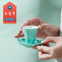 Carved Xiangyun Pinming Cup with celadon jade porcelain white porcelain kung fu tea set large thin tire Cup Master Cup
