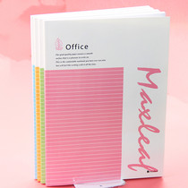 Mary A4 notebook stationery large notebook diary student soft face copy simple business office wholesale College student soft copy thick exercise book small exercise book A4 notepad