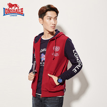 (Breaking code clearance) Lonsdale Dragon Lion Dell outdoor leisure sports comfortable cardigan hoodie men