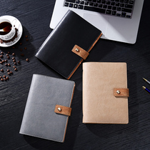 Loose-leaf book notebook removable loose-leaf book a5 notepad Stationery notes thickened replaceable page book Meeting record diary Removable simple replacement business clip Removable binder customization