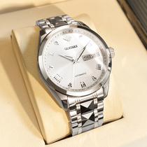 Mens watch mens Swiss European brand famous watch automatic waterproof trend luminous mechanical watch mens top ten