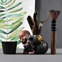 Black Sandalwood Solid Wood Tea Road Six Gentlemen Suit Kongfu Tea Art Accessories Tea Art Accessories Tea Tool Cup Clip Pu-erh Tea Knife