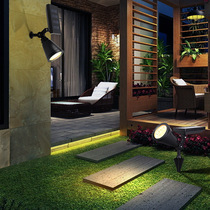 Outdoor solar lamp Garden Garden lamp insert floor lawn lamp wall installation spotlight ground installation landscape lamp