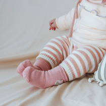 New Baby Socks Baby Socks Twin Needles Songkou Korean Version Cute Cartoon Accessories Socks Point Glue Anti Slip Spring Autumn
