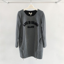 Pregnancy Color Break Code Clear Cabin Price Gestation Woman Dress Spring Autumn Money Casual Out Knit Dress YWQ193507