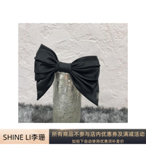 Moss new products SHINE LI Li Shan 20 autumn winter black exaggerated oversized butterfly knot cute hairpin